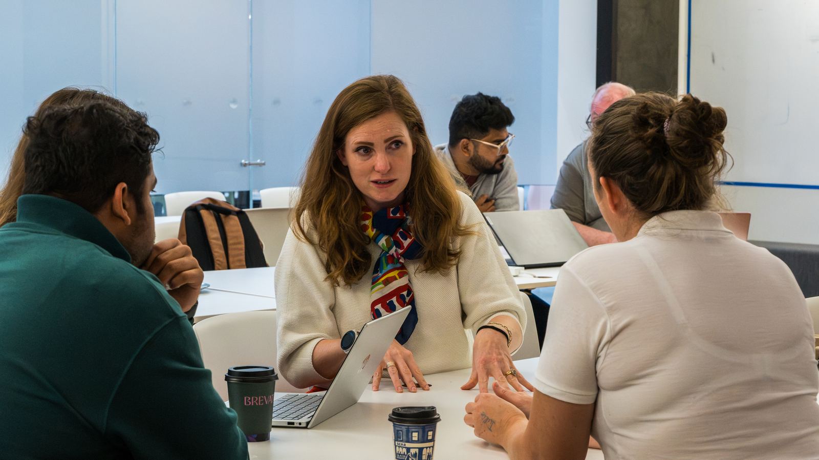 A team working through a founder’s problem