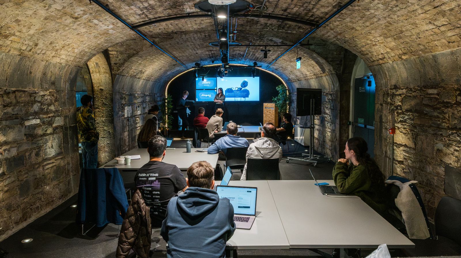 The Vaults at Dogpatch Labs during the session